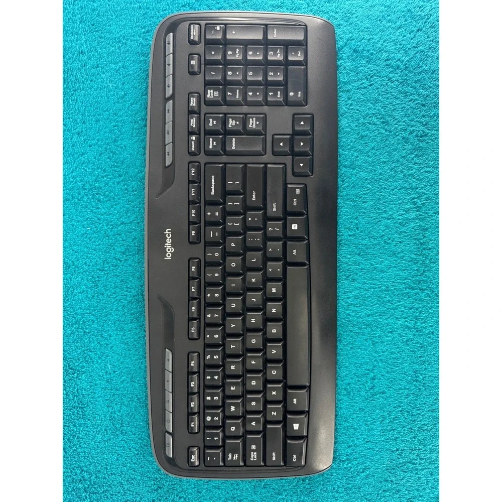 Logitech Wireless Keyboard Lot 5 Mixed Models Gray Black Standard Full Size